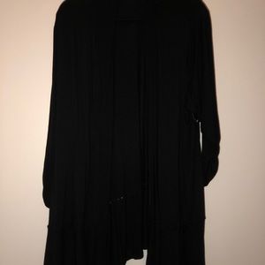 Black cardigan